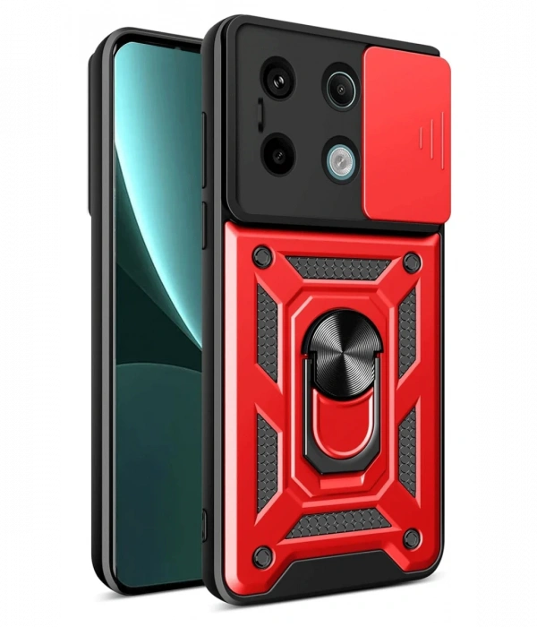 Newface Xiaomi Redmi Note 13 Pro 4G Pars Lens Yüzüklü Silikon