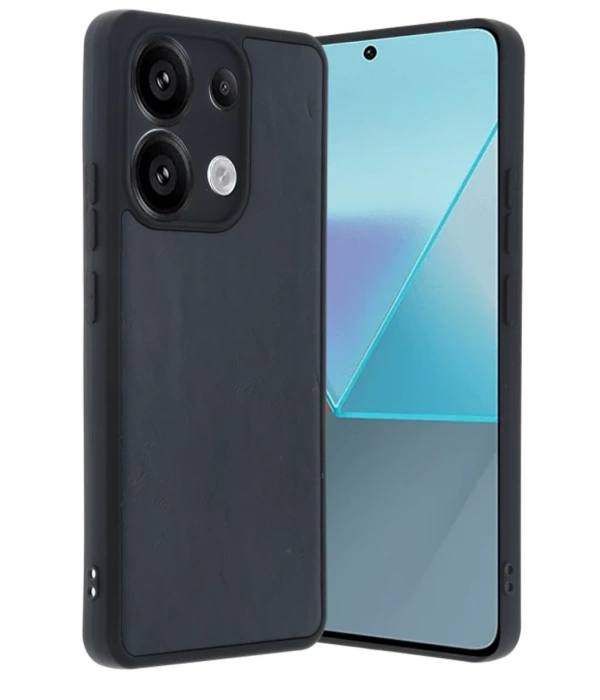 Newface Xiaomi Redmi Note 13 Pro 5G Kılıf Aras Deri Kapak - Lacivert