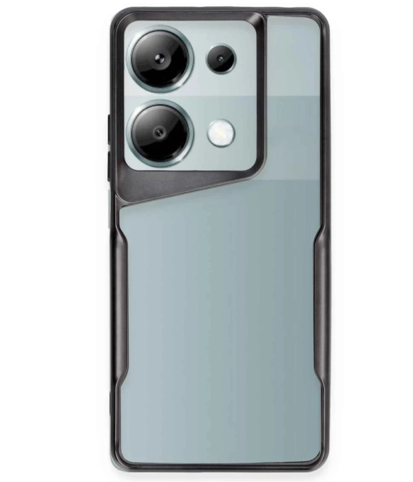 Newface Xiaomi Redmi Note 13 Pro 5G Kılıf Boyi Silikon Kapak - Siyah
