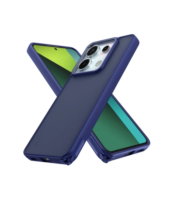 Newface Xiaomi Redmi Note 13 Pro 5G Kılıf Elegant Kapak - Lacivert