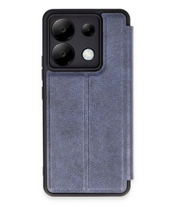 Newface Xiaomi Redmi Note 13 Pro 5G Kılıf Flip Cover - Lacivert