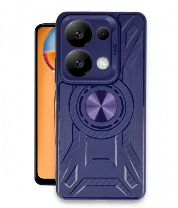 Newface Xiaomi Redmi Note 13 Pro 5G Kılıf Lincoln Silikon - Lacivert