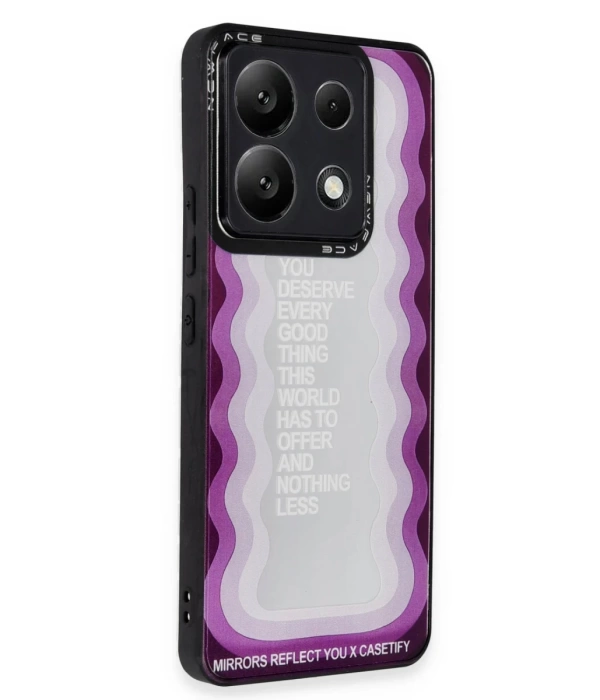 Newface Xiaomi Redmi Note 13 Pro 5G Kılıf Mirror Desenli Kapak - Mirror - 5