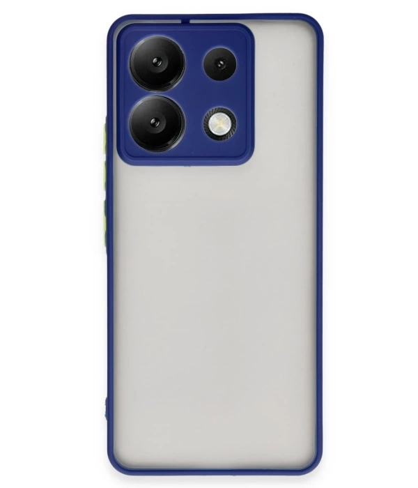 Newface Xiaomi Redmi Note 13 Pro 5G Kılıf Montreal Silikon Kapak - Lacivert