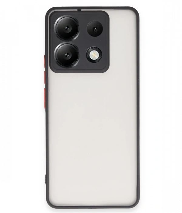 Newface Xiaomi Redmi Note 13 Pro 5G Kılıf Montreal Silikon Kapak - Siyah