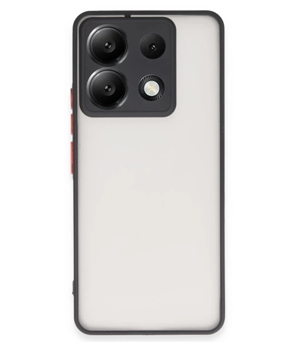 Newface Xiaomi Redmi Note 13 Pro 5G Kılıf Montreal Silikon Kapak - Siyah