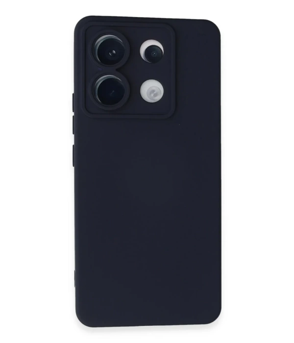 Newface Xiaomi Redmi Note 13 Pro 5G Kılıf Nano içi Kadife Silikon - Lacivert
