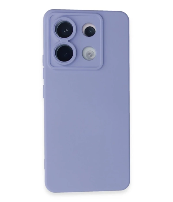 Newface Xiaomi Redmi Note 13 Pro 5G Kılıf Nano içi Kadife Silikon - Lila