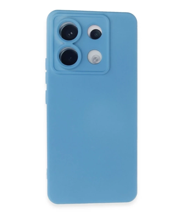 Newface Xiaomi Redmi Note 13 Pro 5G Kılıf Nano içi Kadife Silikon - Mavi