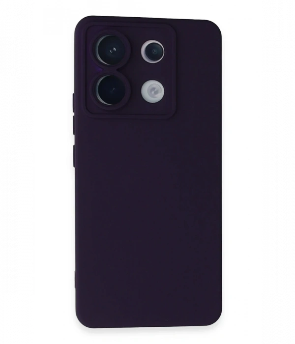 Newface Xiaomi Redmi Note 13 Pro 5G Kılıf Nano içi Kadife Silikon - Mor