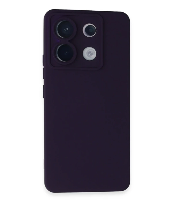 Newface Xiaomi Redmi Note 13 Pro 5G Kılıf Nano içi Kadife Silikon - Mor