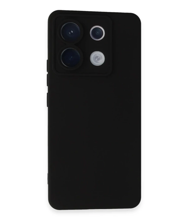Newface Xiaomi Redmi Note 13 Pro 5G Kılıf Nano içi Kadife Silikon - Siyah