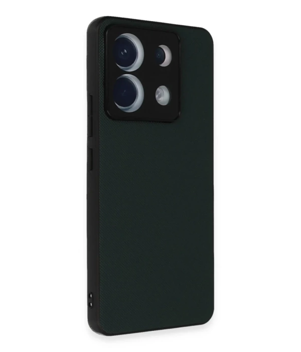 Newface Xiaomi Redmi Note 13 Pro 5G Kılıf Taft Kapak - Koyu Yeşil