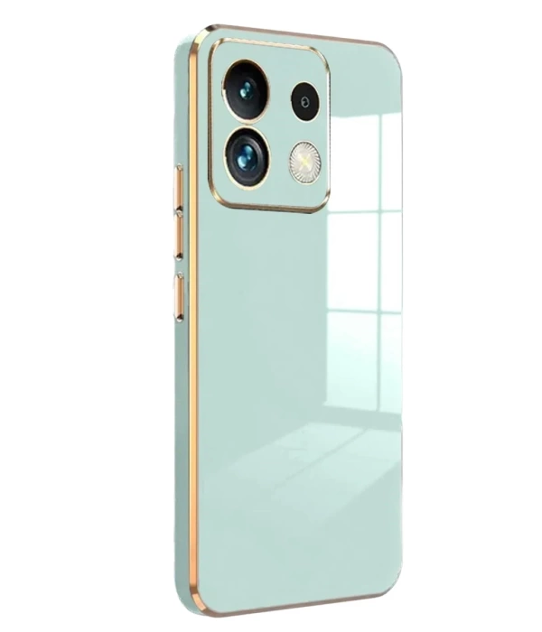 Newface Xiaomi Redmi Note 13 Pro 5G Kılıf Volet Silikon - Açık Yeşil