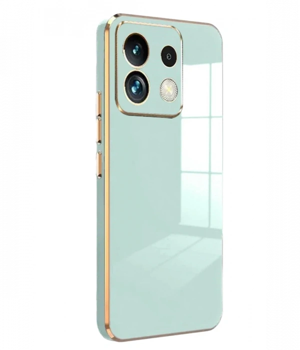 Newface Xiaomi Redmi Note 13 Pro 5G Kılıf Volet Silikon - Açık Yeşil