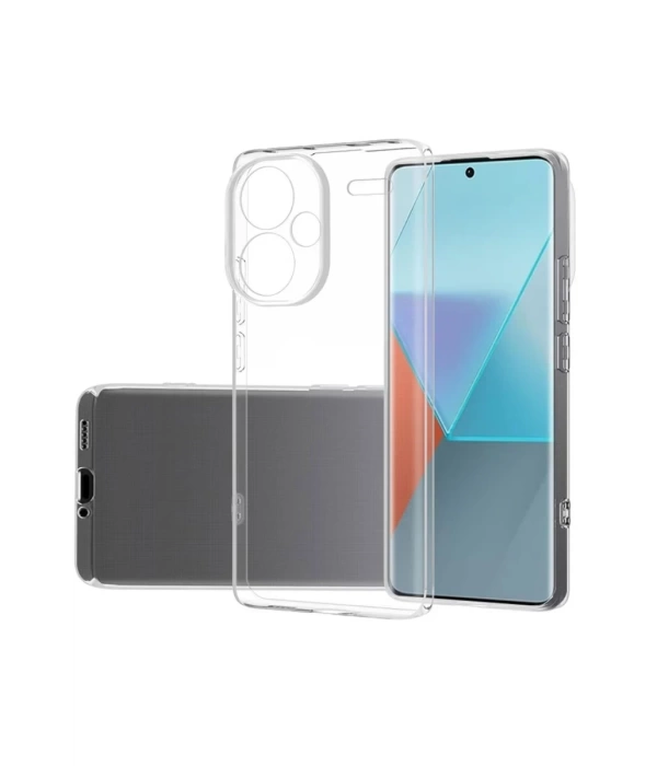 Newface Xiaomi Redmi Note 13 Pro Plus Kılıf Lüx Şeffaf Silikon