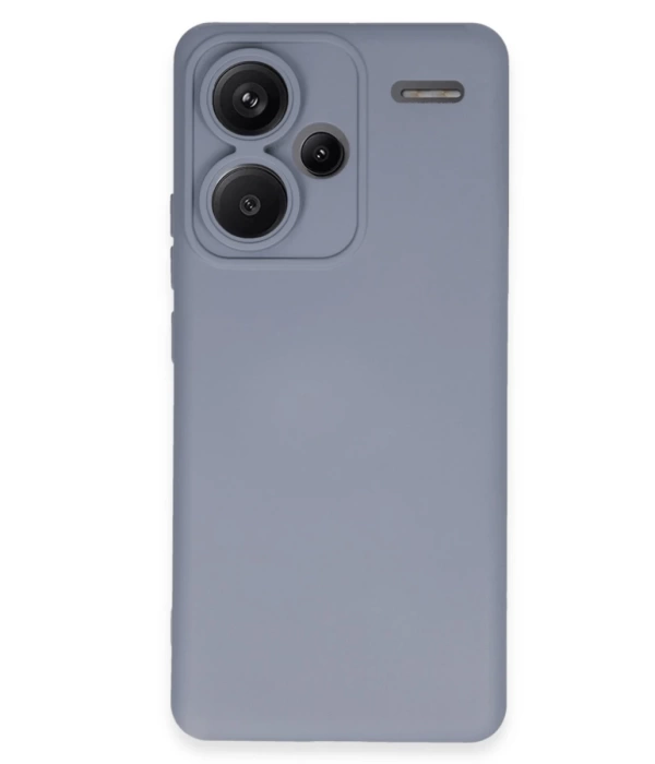 Newface Xiaomi Redmi Note 13 Pro Plus Kılıf Nano içi Kadife Silikon - Gri