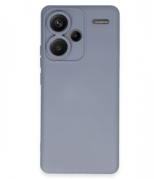 Newface Xiaomi Redmi Note 13 Pro Plus Kılıf Nano içi Kadife Silikon - Gri