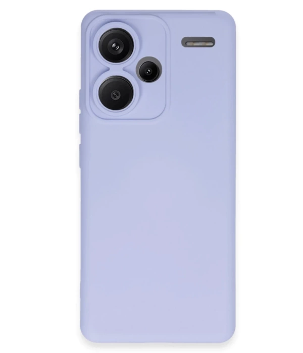 Newface Xiaomi Redmi Note 13 Pro Plus Kılıf Nano içi Kadife Silikon - Lila