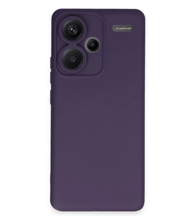 Newface Xiaomi Redmi Note 13 Pro Plus Kılıf Nano içi Kadife Silikon - Mor