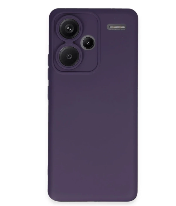 Newface Xiaomi Redmi Note 13 Pro Plus Kılıf Nano içi Kadife Silikon - Mor