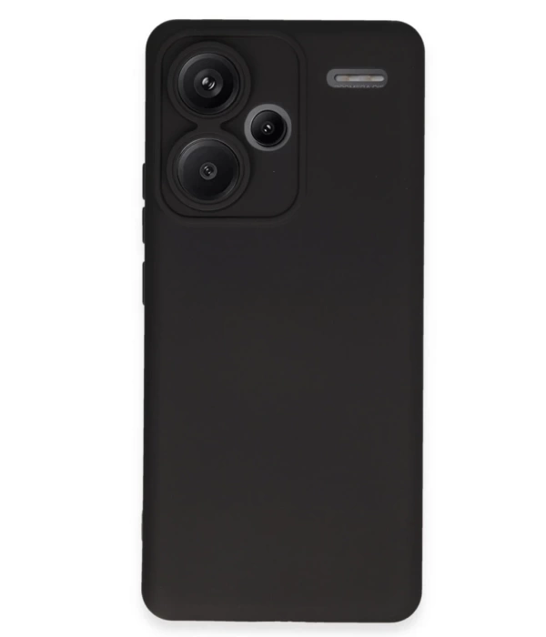 Newface Xiaomi Redmi Note 13 Pro Plus Kılıf Nano içi Kadife Silikon - Siyah