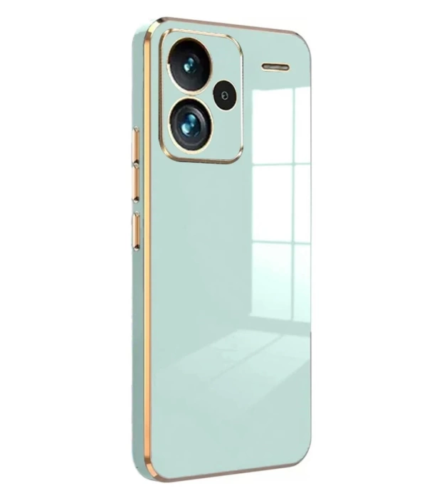 Newface Xiaomi Redmi Note 13 Pro Plus Kılıf Volet Silikon - Açık Yeşil