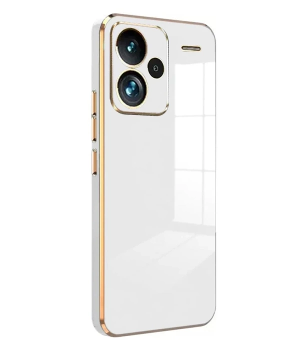 Newface Xiaomi Redmi Note 13 Pro Plus Kılıf Volet Silikon - Beyaz
