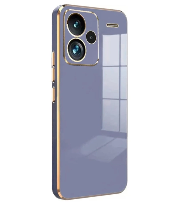 Newface Xiaomi Redmi Note 13 Pro Plus Kılıf Volet Silikon - Mavi