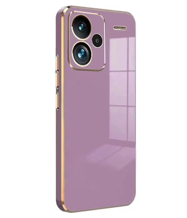 Newface Xiaomi Redmi Note 13 Pro Plus Kılıf Volet Silikon - Mor