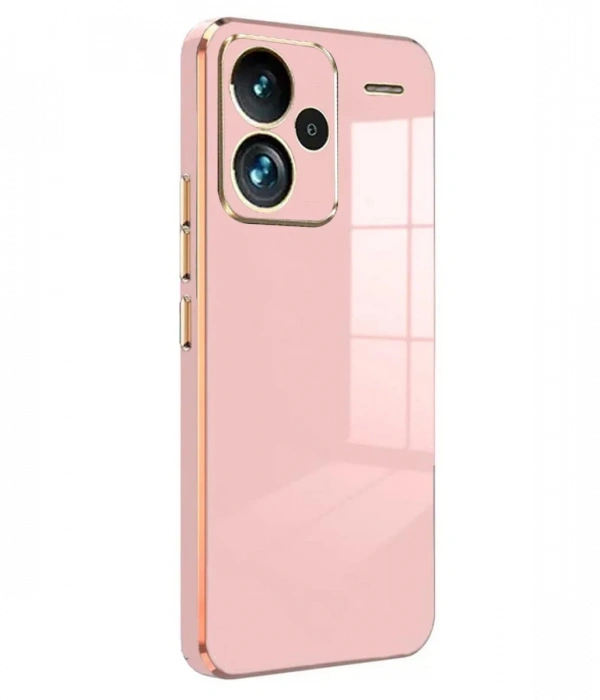 Newface Xiaomi Redmi Note 13 Pro Plus Kılıf Volet Silikon - Pembe