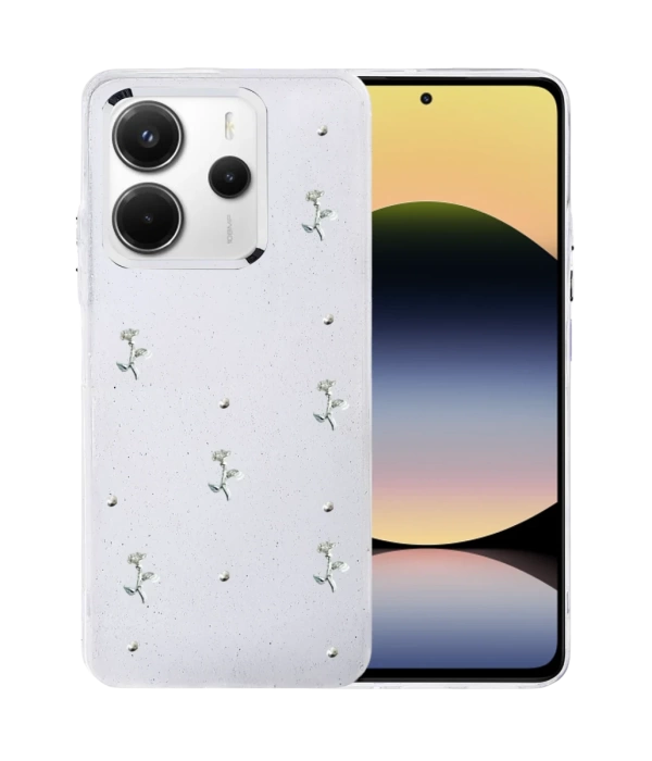 Newface Xiaomi Redmi Note 14 4G Fiyonk Desenli Kapak