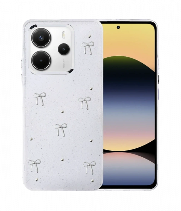 Newface Xiaomi Redmi Note 14 4G Fiyonk Desenli Kapak