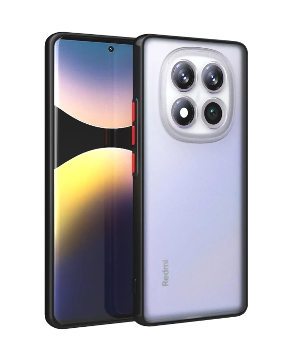 Newface Xiaomi Redmi Note 14 4G Kılıf Montreal Silikon Kapak - Siyah