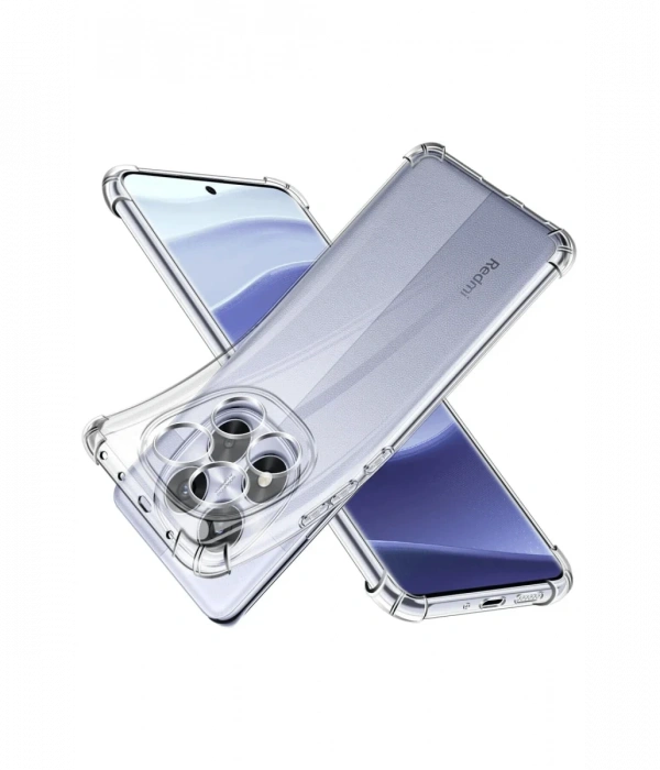 Xiaomi Redmi Note 14 Pro 5G Kılıf Lüx Şeffaf Silikon