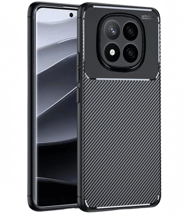 Xiaomi Redmi Note 14 Pro Plus Kılıf Auto Focus Karbon Kapak