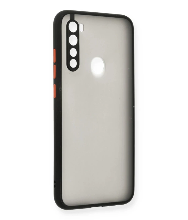 Newface Xiaomi Redmi Note 8 Kılıf Montreal Silikon Kapak - Siyah
