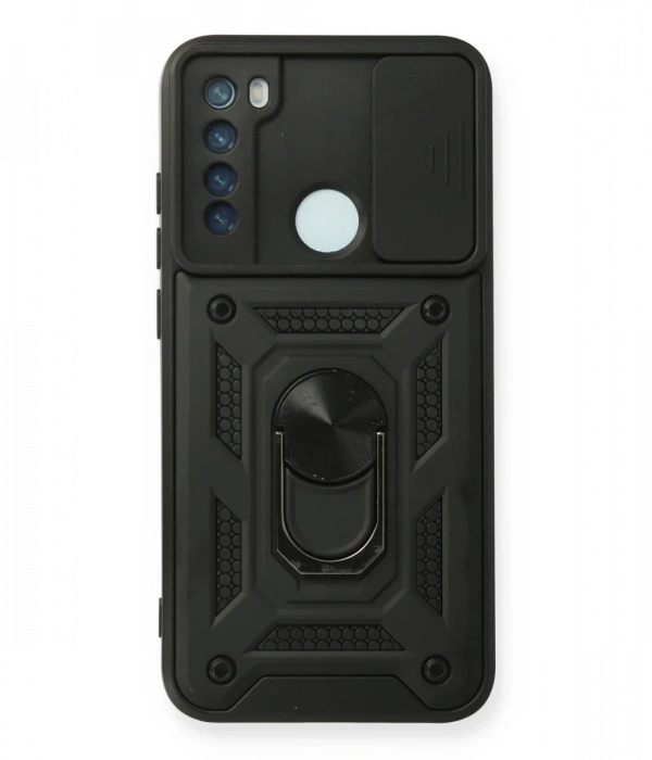 Newface Xiaomi Redmi Note 8 Kılıf Pars Lens Yüzüklü Silikon