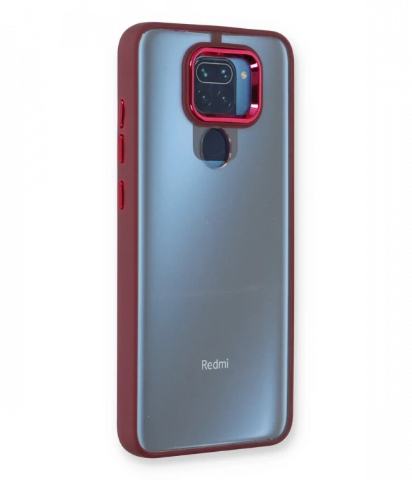 Newface Xiaomi Redmi Note 9 Kılıf Dora Kapak - Kırmızı