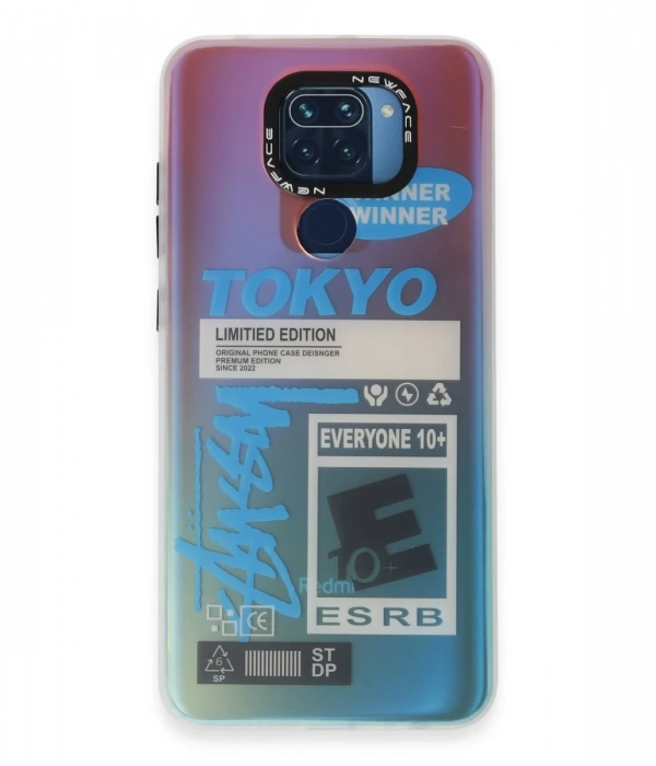 Newface Xiaomi Redmi Note 9 Kılıf Estoril Desenli Kapak
