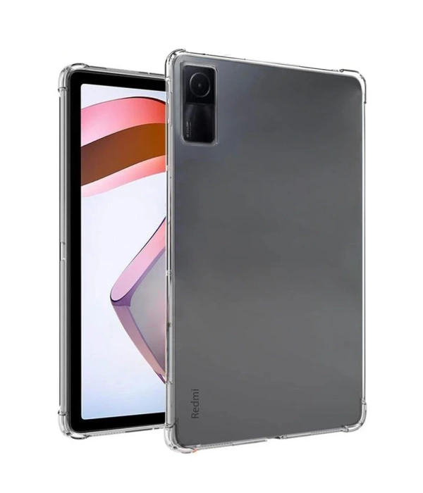 Newface Xiaomi Redmi Pad SE Kılıf Anti Şeffaf Tablet Silikon - Şeffaf
