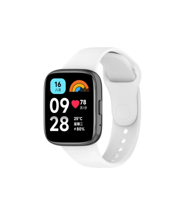 Newface Xiaomi Redmi Watch 3 Active Klasik Kordon - Beyaz