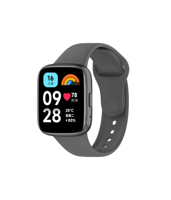 Newface Xiaomi Redmi Watch 3 Active Klasik Kordon - Füme
