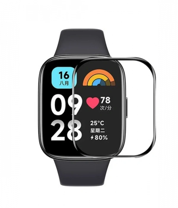Newface Xiaomi Redmi Watch 3 Active Polymer Nano Ekran Koruyucu - Şeffaf