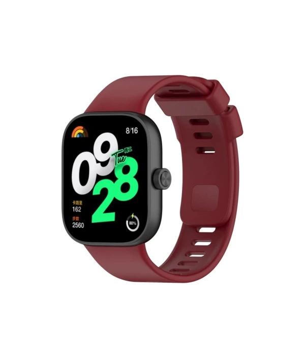 Newface Xiaomi Redmi Watch 4 Klasik Kordon - Bordo