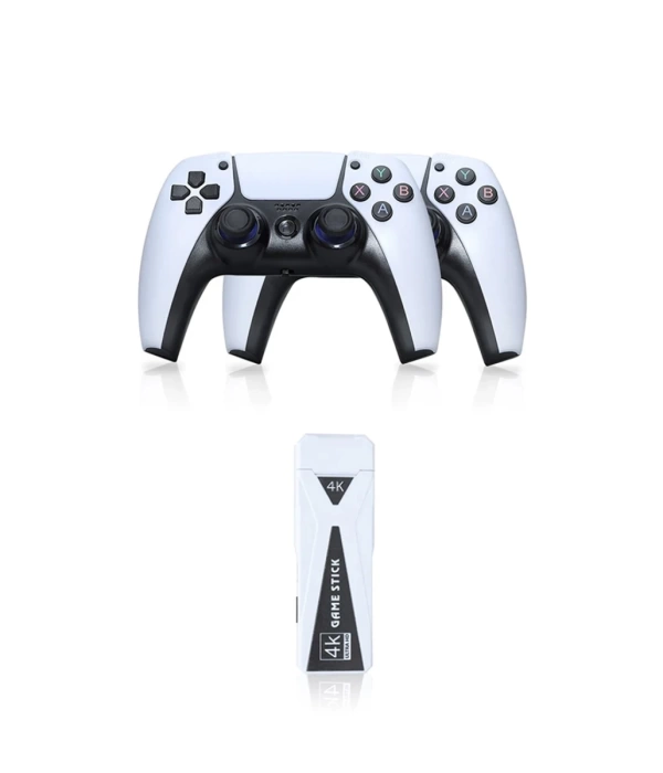 Newface Y5 64GB Android Dual Pad 4K Game Stick - Beyaz