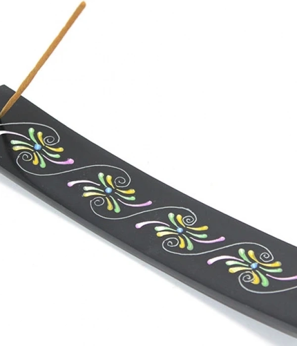 Obsidian Taşı Kayık Tütsülük Ksk2224