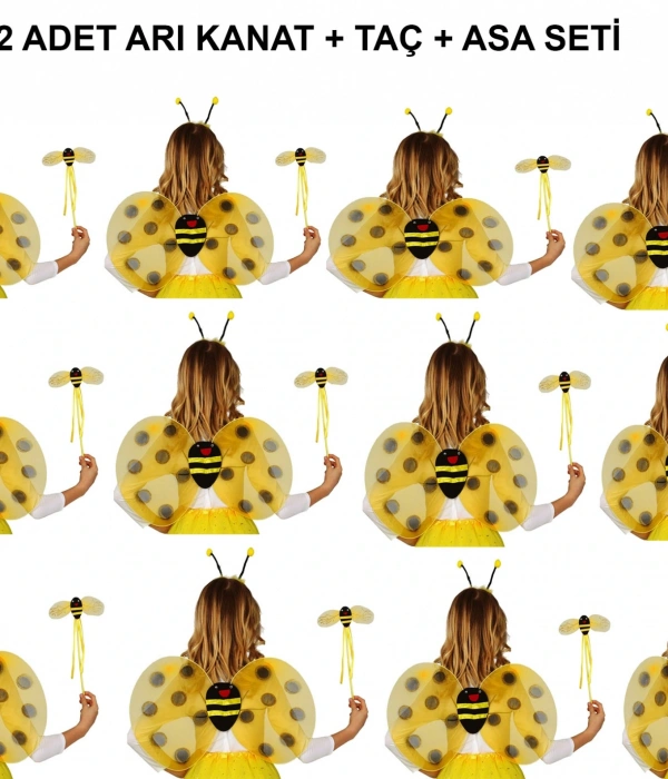 Okul Gösterileri İçin 1239li Arı Kanadı Seti - Etkinlik Kanatları