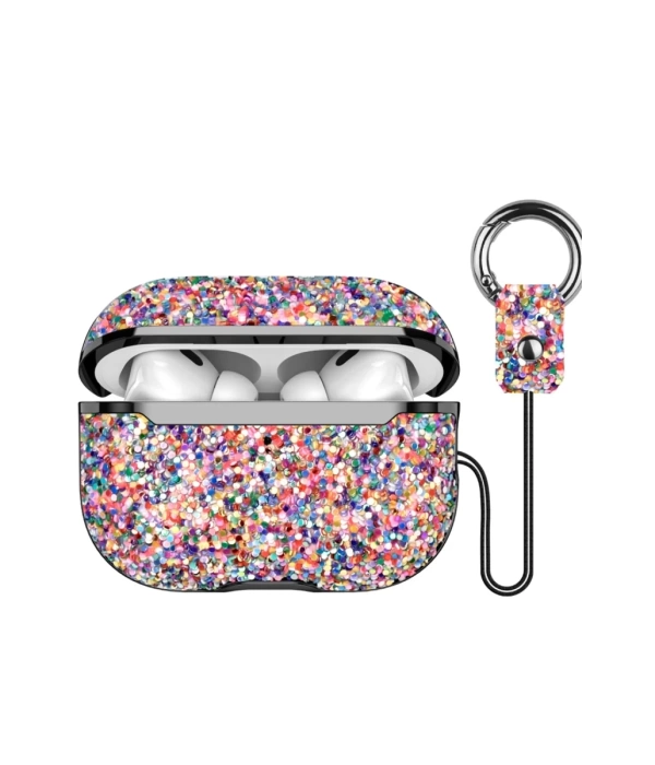 Onegif Airpods 3 (3.nesil) Bright Simli Airpods Kapak - Gold