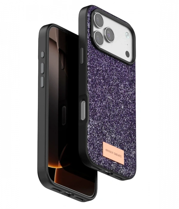 Onegif Apple iPhone 17 Pro Max Bright Simli Kapak